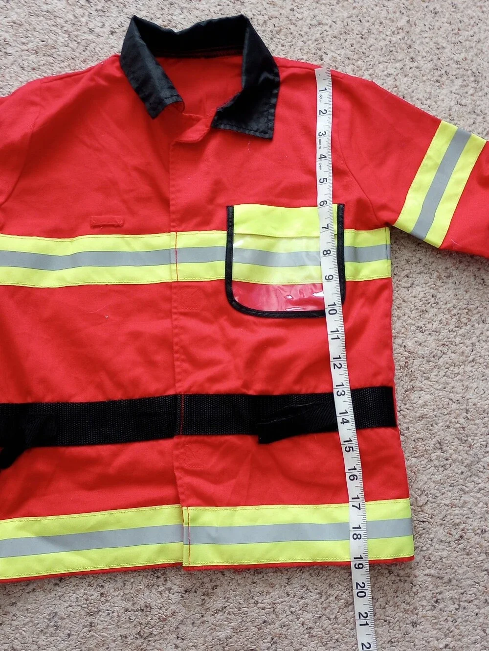 Random Lot Of Halloween Fire Fighters Costume Pieces Kids Size 3-6